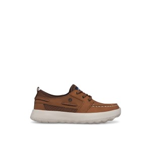 Beige Sperry Bowfin Boat Shoe Sneakers | GBAZX-9075