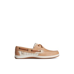 Beige Sperry Koifish Stripe Boat Shoe Boat Shoes | WUIOR-1340