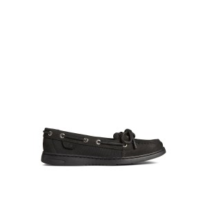 Black Sperry Angelfish Boat Shoe Boat Shoes | ETFLG-8543