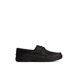 Black Sperry Billfish 3-Eye Leather Boat Shoe Boat Shoes | QOIPC-9460