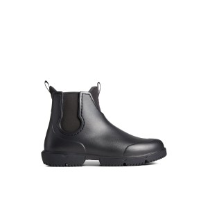 Black Sperry Float Rain Boot Boots | MPEUF-4190