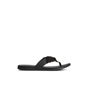 Black Sperry Parrotfish Braid Sandal Sandals | FYTGH-1239