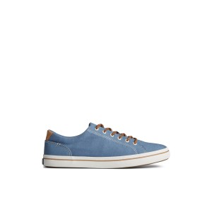 Blue Sperry Striper II Linen LTT Sneaker Sneakers | TRIEL-9630