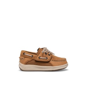 Dark Beige Sperry Gamefish Junior Boat Shoe Boat Shoes | NMULC-9417