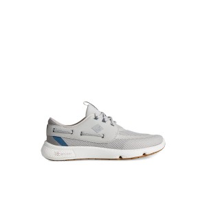 Grey Sperry 7 Sea 3-Eye Sneaker Sneakers | KTBAR-5689