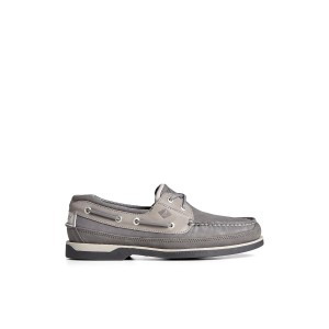 Grey Sperry Gold Cup Mako Boat Shoe Boat Shoes | KIHTQ-2678