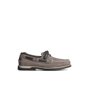 Grey Sperry Mako Canoe Moc Boat Shoe Boat Shoes | KLYTN-1384