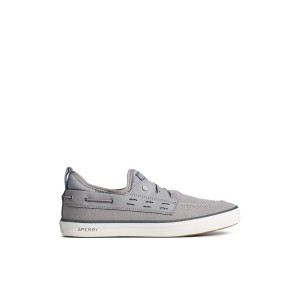 Grey Sperry SeaCycled Fairlead Boat Sneaker Sneakers | LFTHI-1569