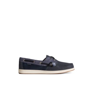 Navy Sperry Coastfish Boat Shoe Boat Shoes | KGTXJ-6401