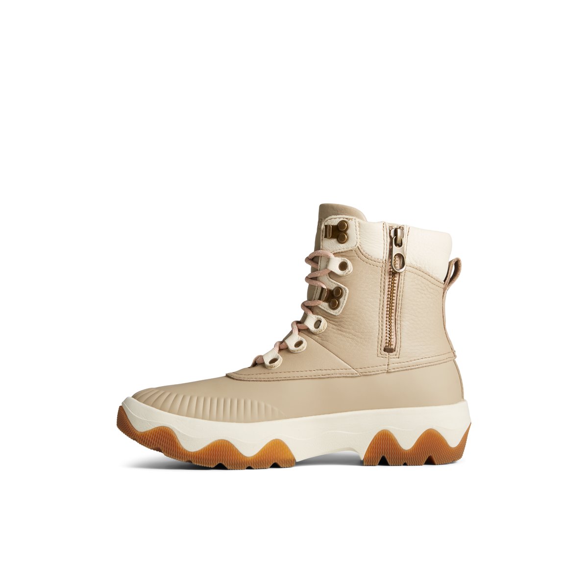 Beige Sperry Acadia Boot Boots | OUFNM-2509