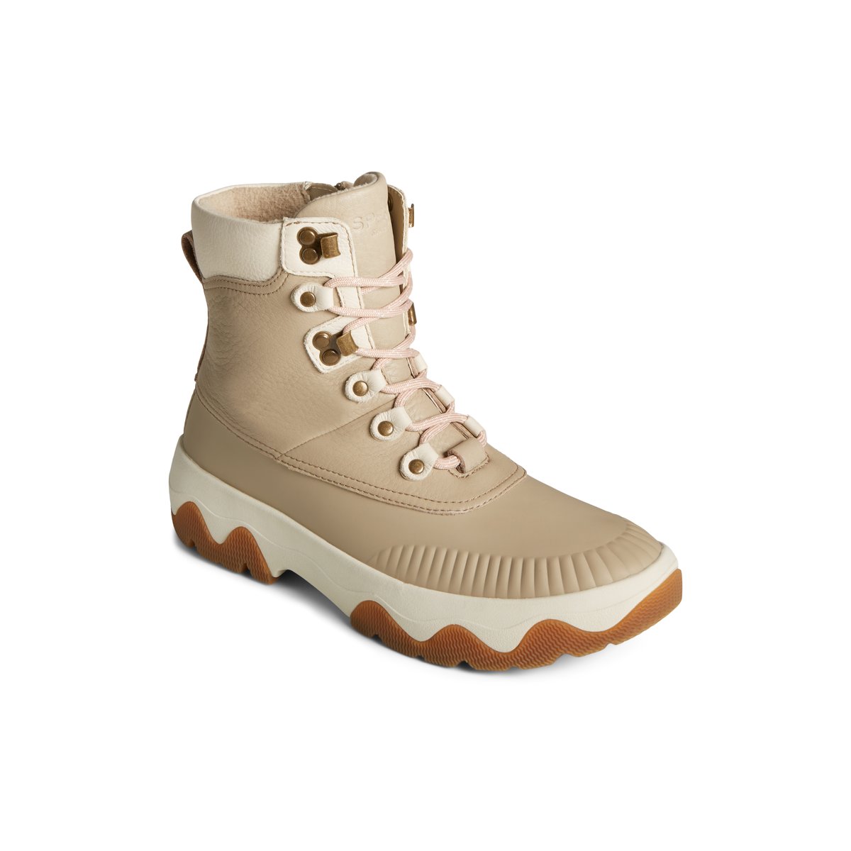 Beige Sperry Acadia Boot Boots | OUFNM-2509