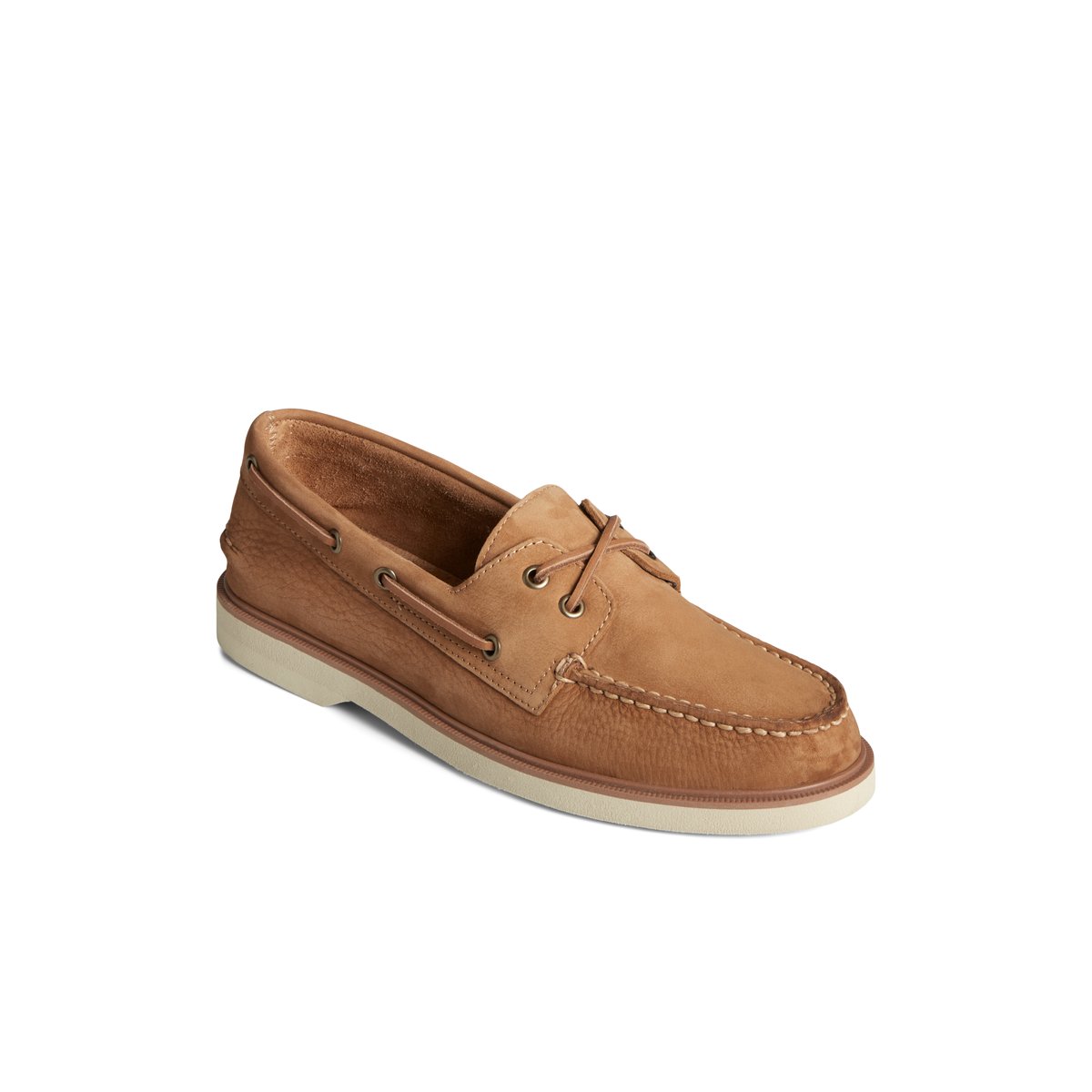 Beige Sperry Authentic Original Double Sole Nubuck Boat Shoe Boat Shoes | LOFCV-6103