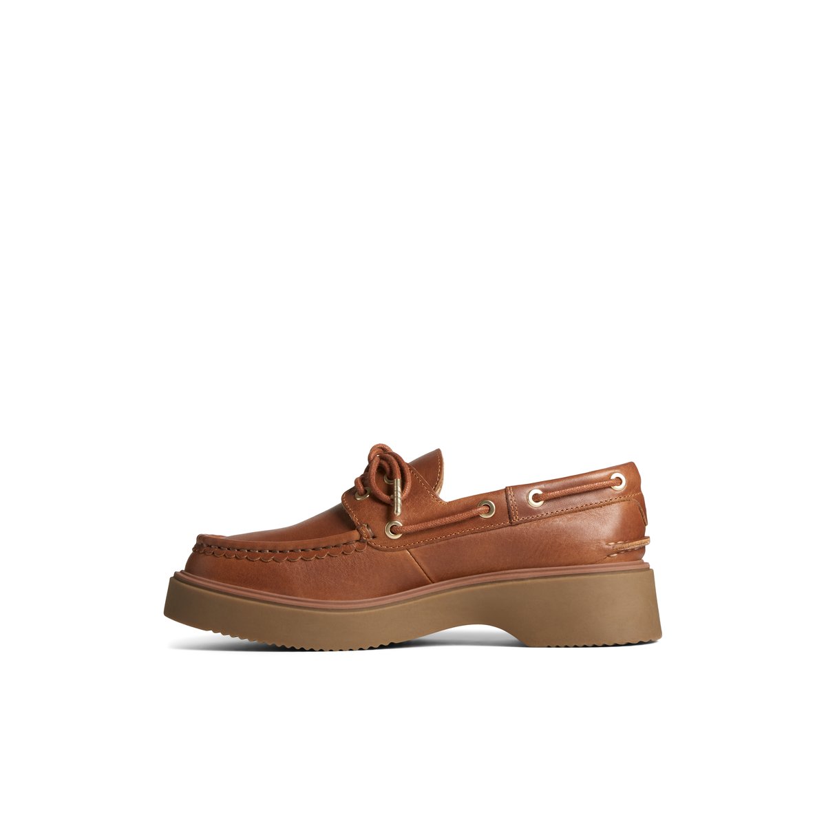 Beige Sperry Bayside Boat Shoe Boat Shoes | BHUKN-7048