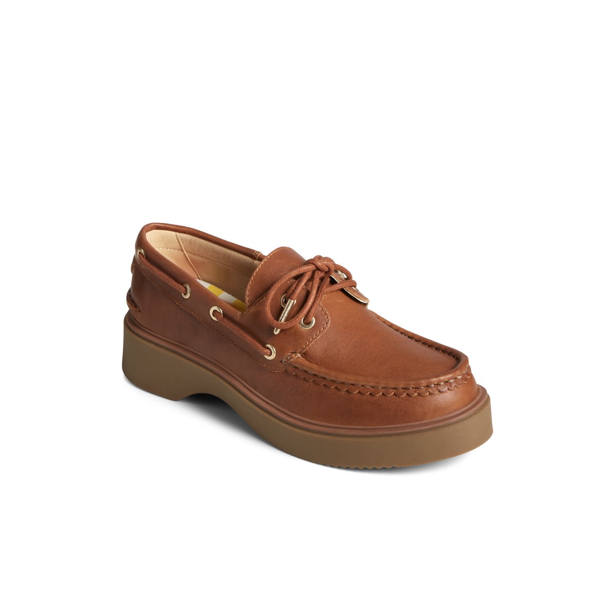 Beige Sperry Bayside Boat Shoe Boat Shoes | BHUKN-7048