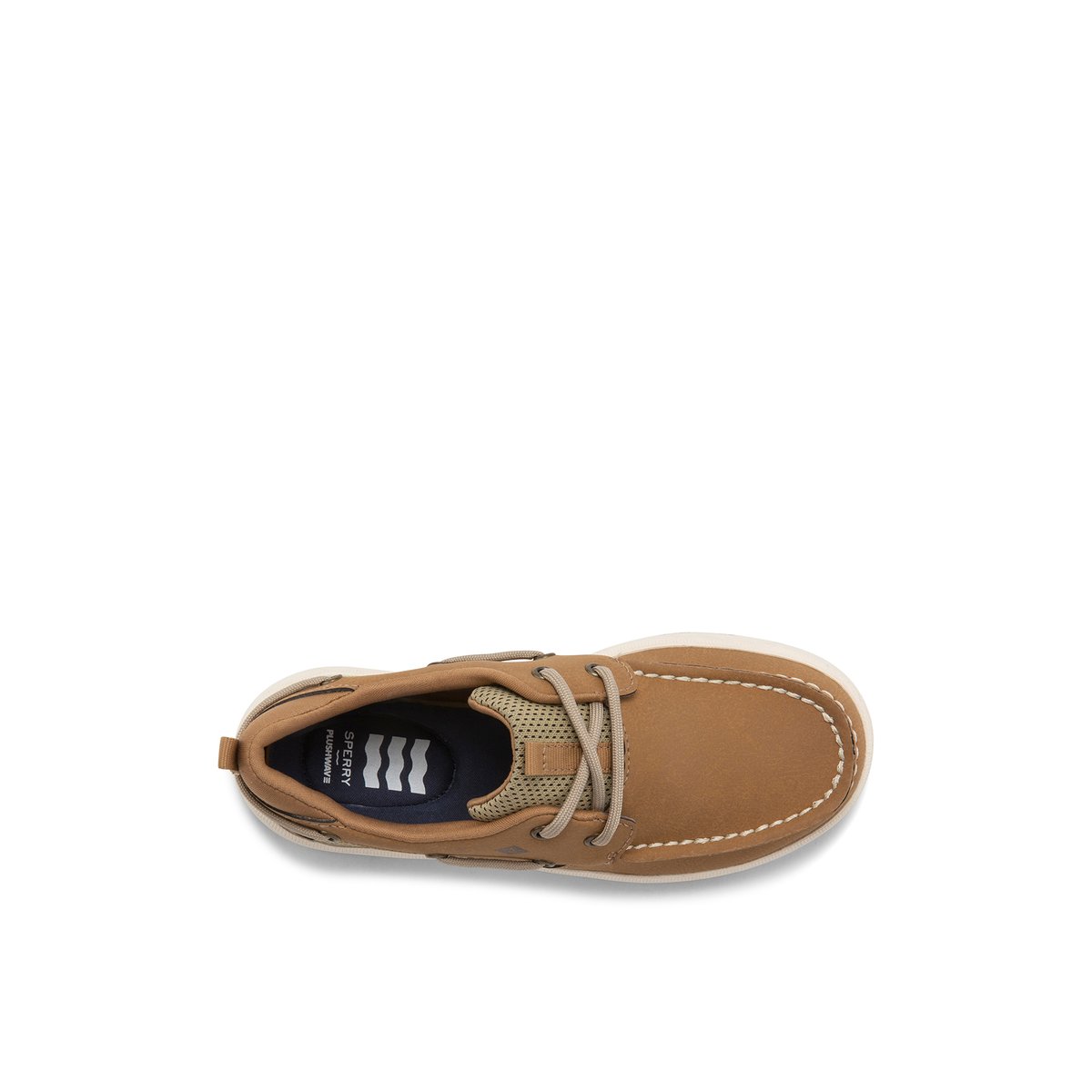 Beige Sperry Fairwater PLUSHWAVE Boat Shoe Sneakers | STAHD-4153