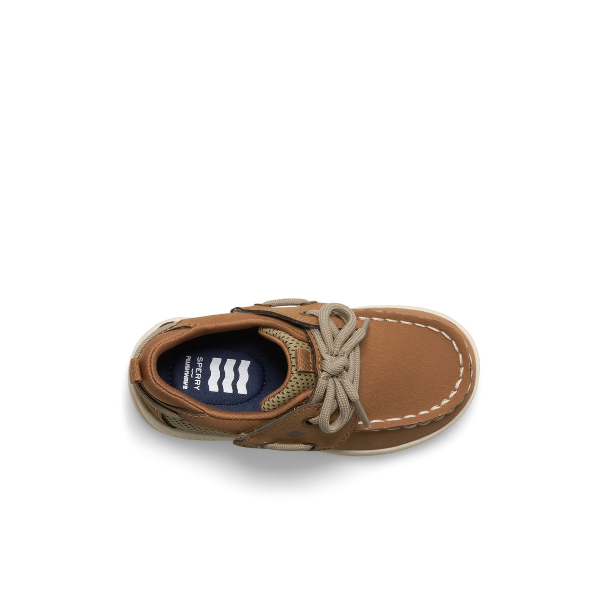 Beige Sperry Fairwater PLUSHWAVE Jr Boat Shoe Boat Shoes | BSDHU-3894