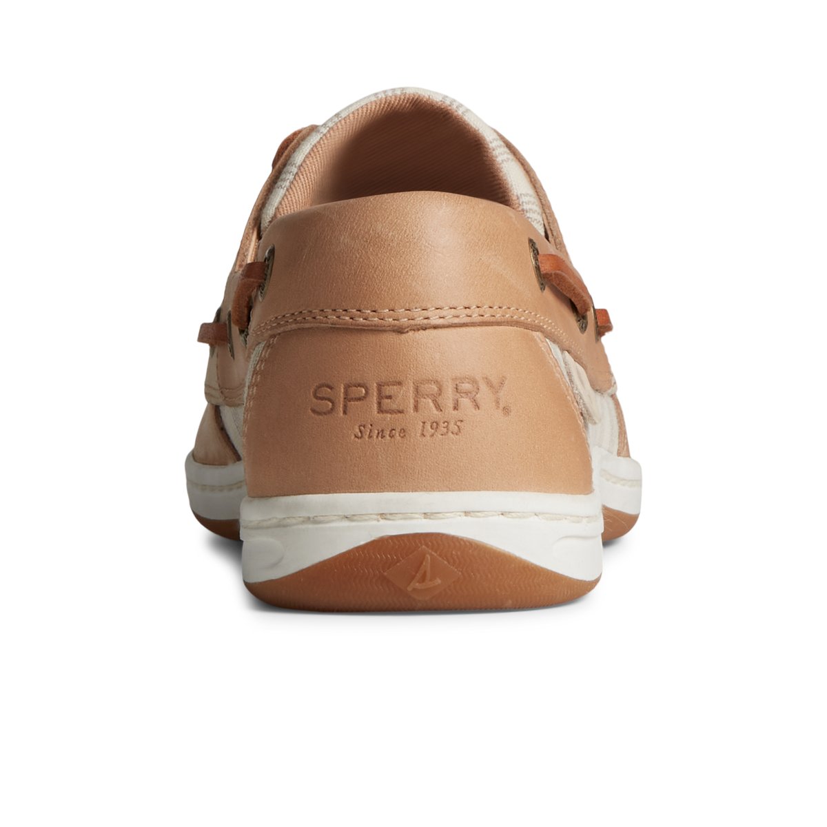 Beige Sperry Koifish Stripe Boat Shoe Boat Shoes | WUIOR-1340