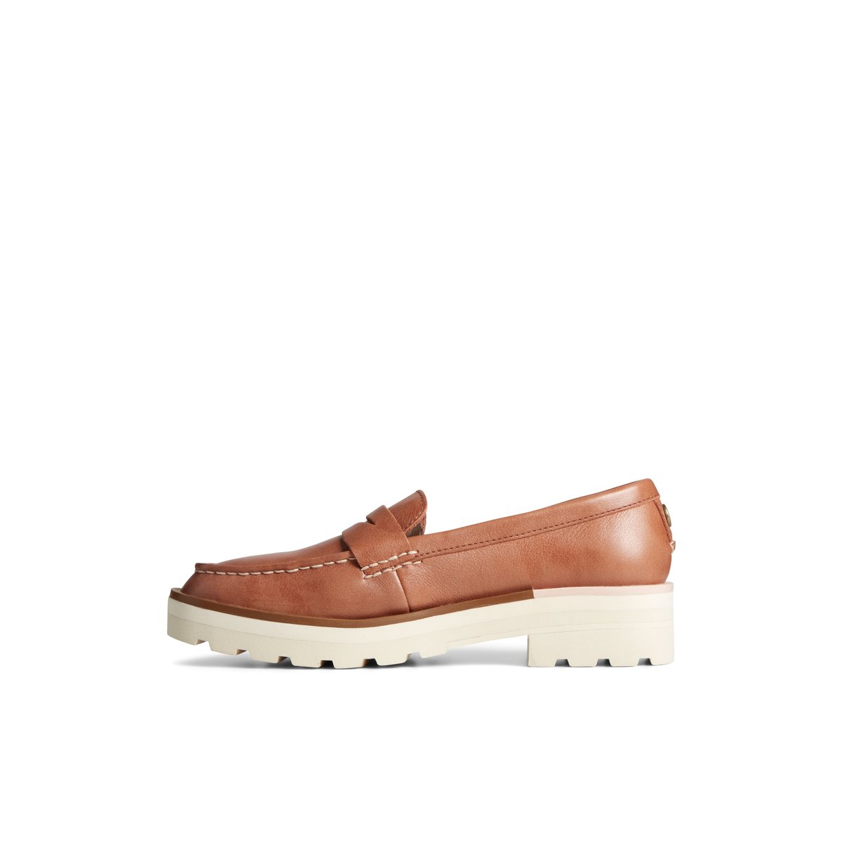 Beige Sperry Lug Penny Loafer Loafers | MANUK-4578