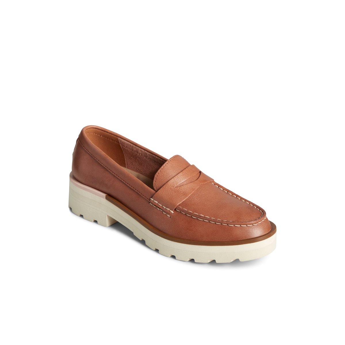 Beige Sperry Lug Penny Loafer Loafers | MANUK-4578