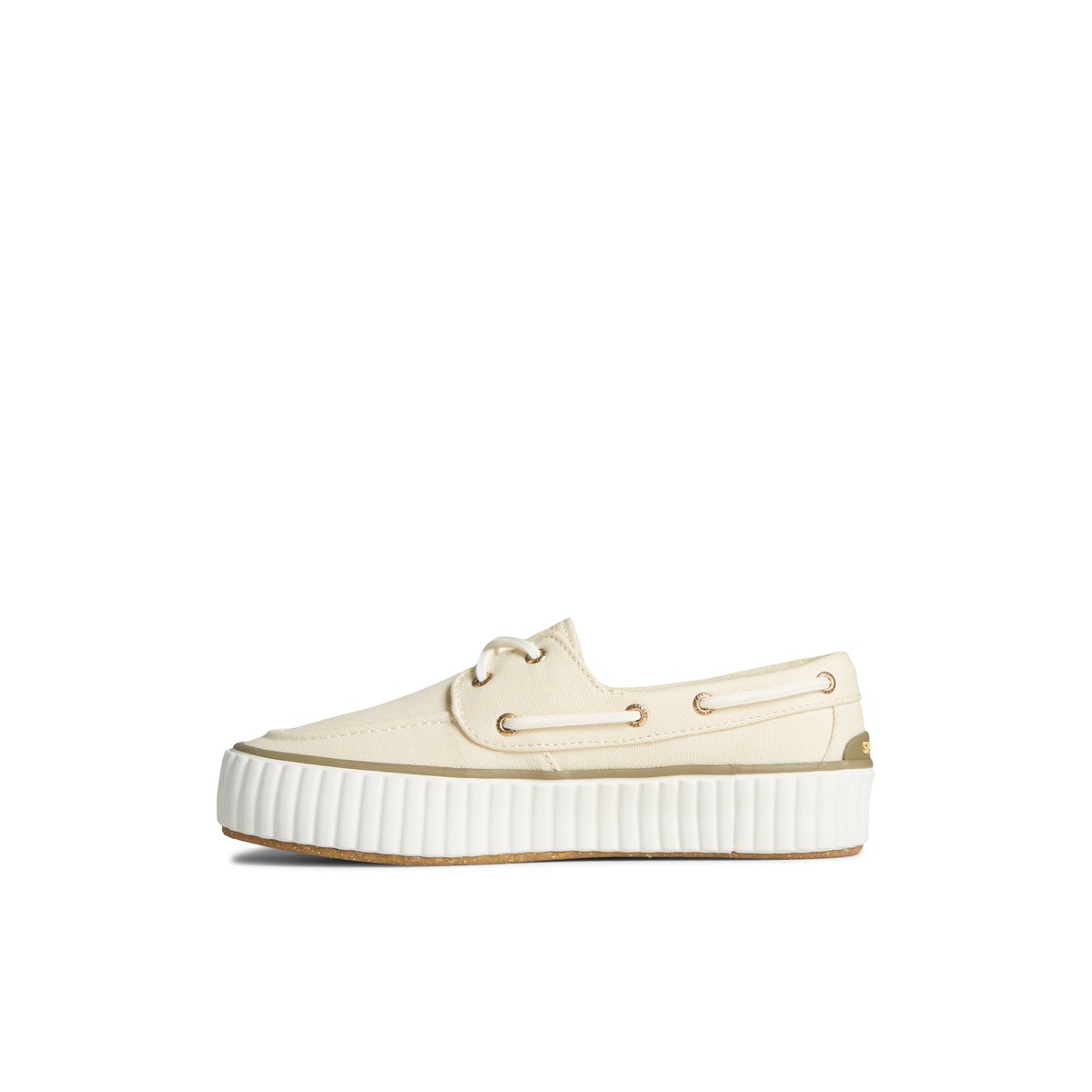 Beige Sperry Pier Wave Platform Lace Up Sneaker Sneakers | VLZED-1590