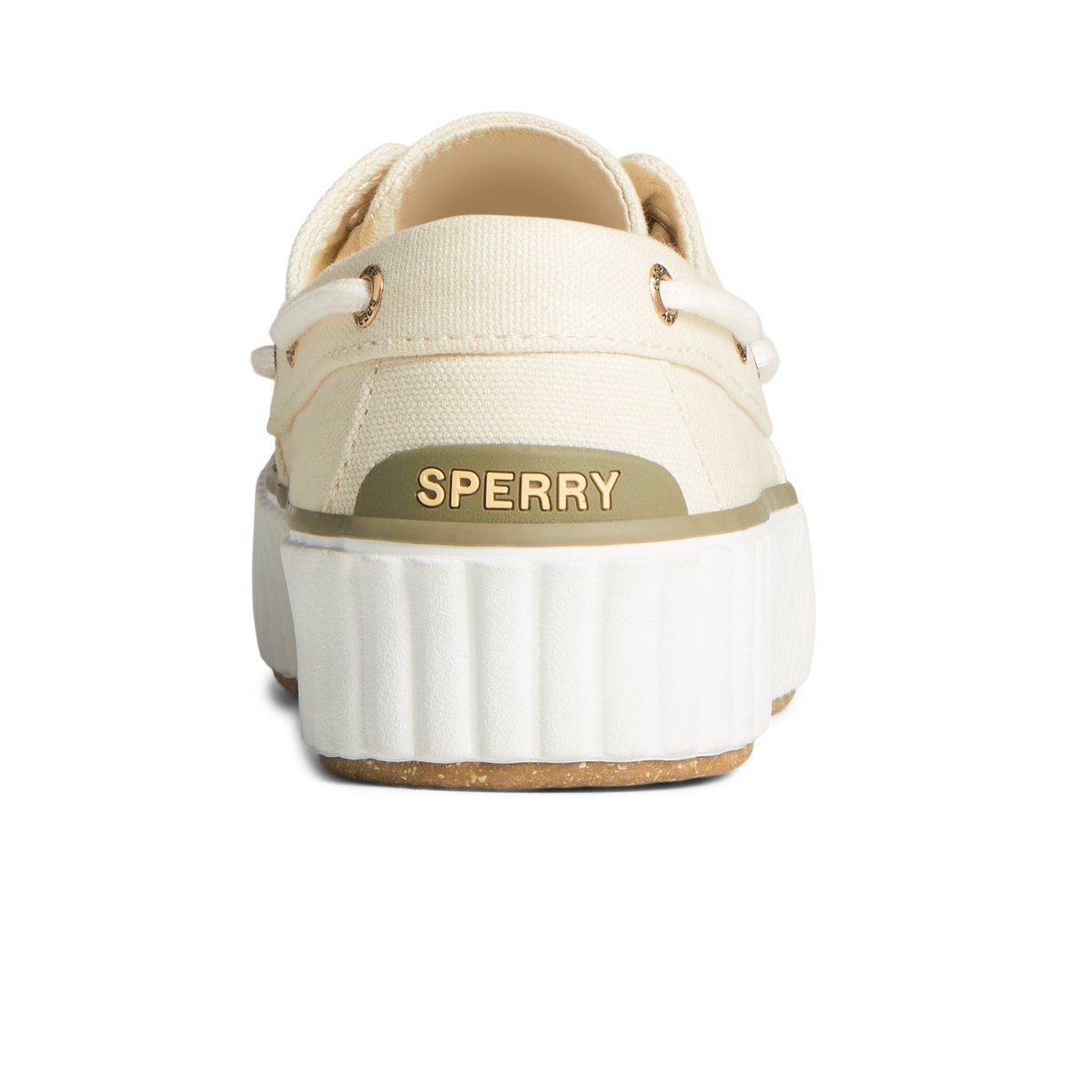 Beige Sperry Pier Wave Platform Lace Up Sneaker Sneakers | VLZED-1590