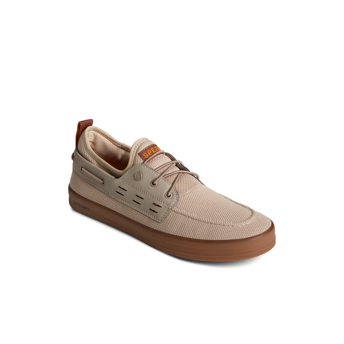 Beige Sperry SeaCycled Fairlead Boat Sneaker Sneakers | FDRWM-7235