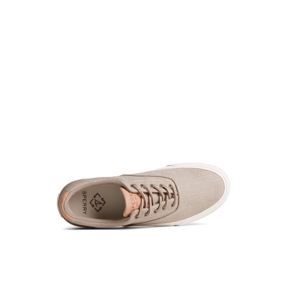 Beige Sperry SeaCycled Striper II CVO Baja Sneaker Sneakers | FSXKU-7105