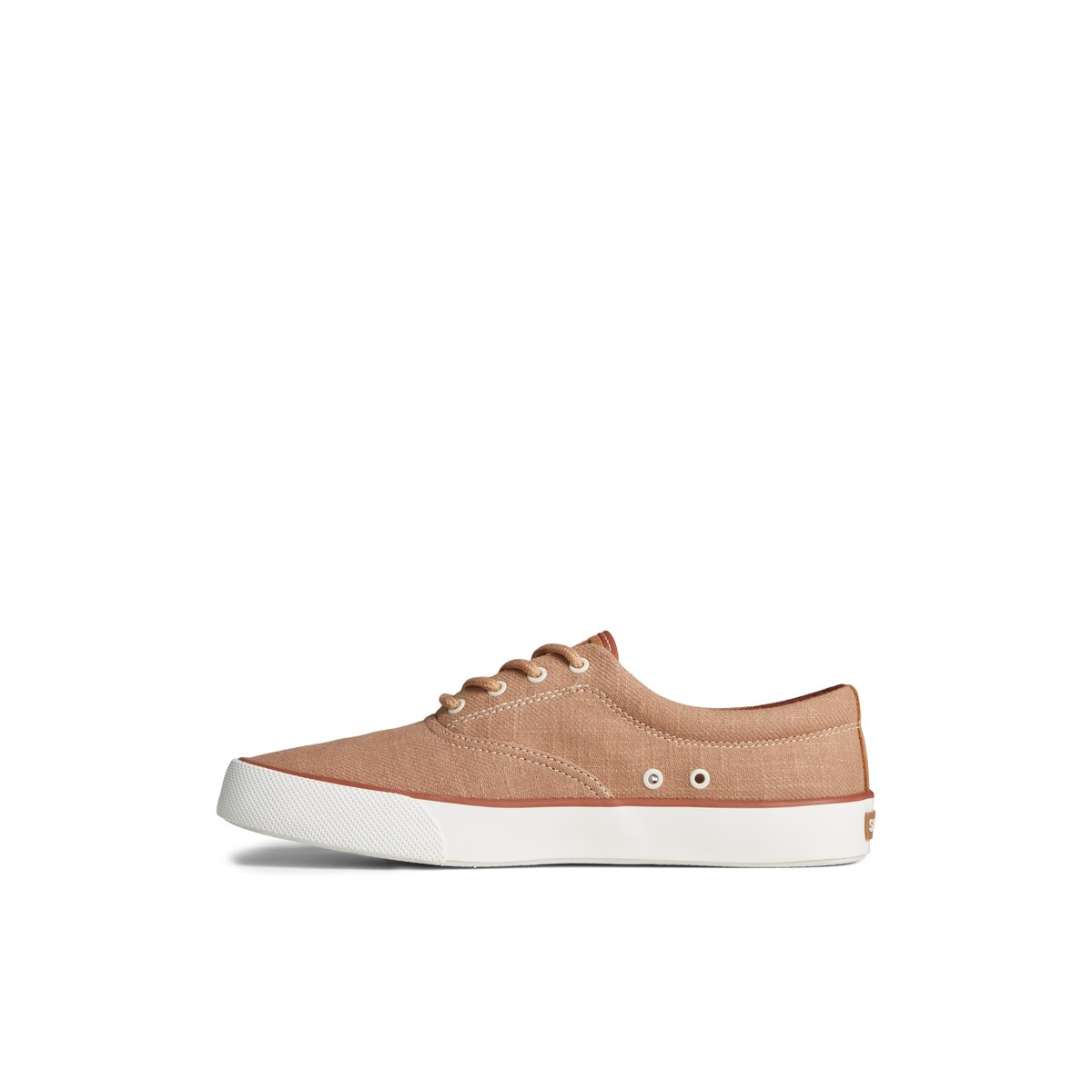 Beige Sperry Striper II Slub Linen Sneaker Sneakers | ZUINX-1047