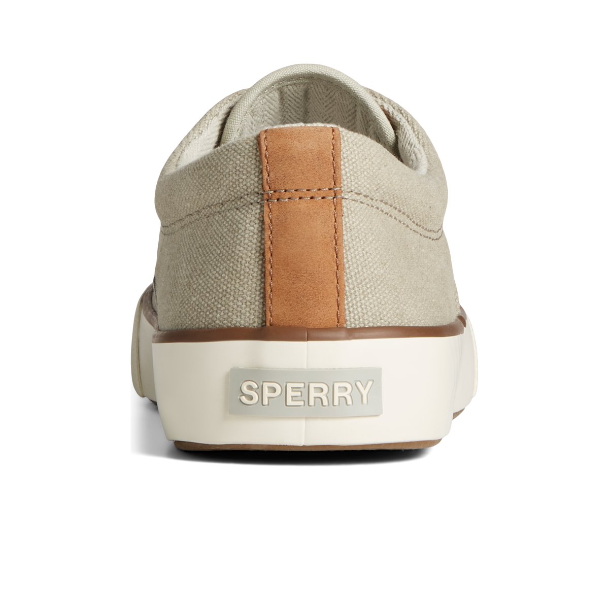 Beige Sperry Striper II Washed Canvas CVO Sneaker Sneakers | NJRKF-2986