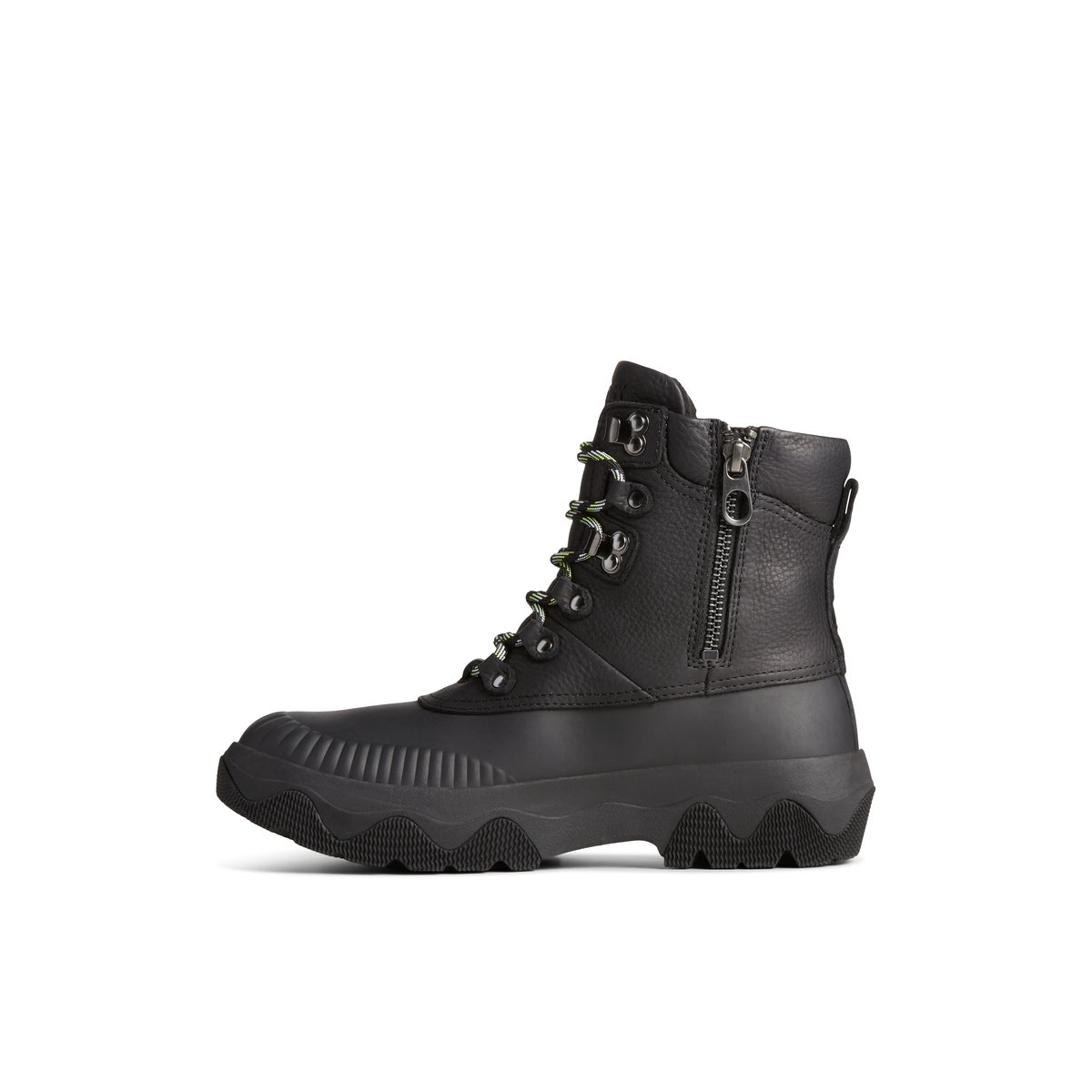 Black Sperry Acadia Boot Boots | IOTSM-4201