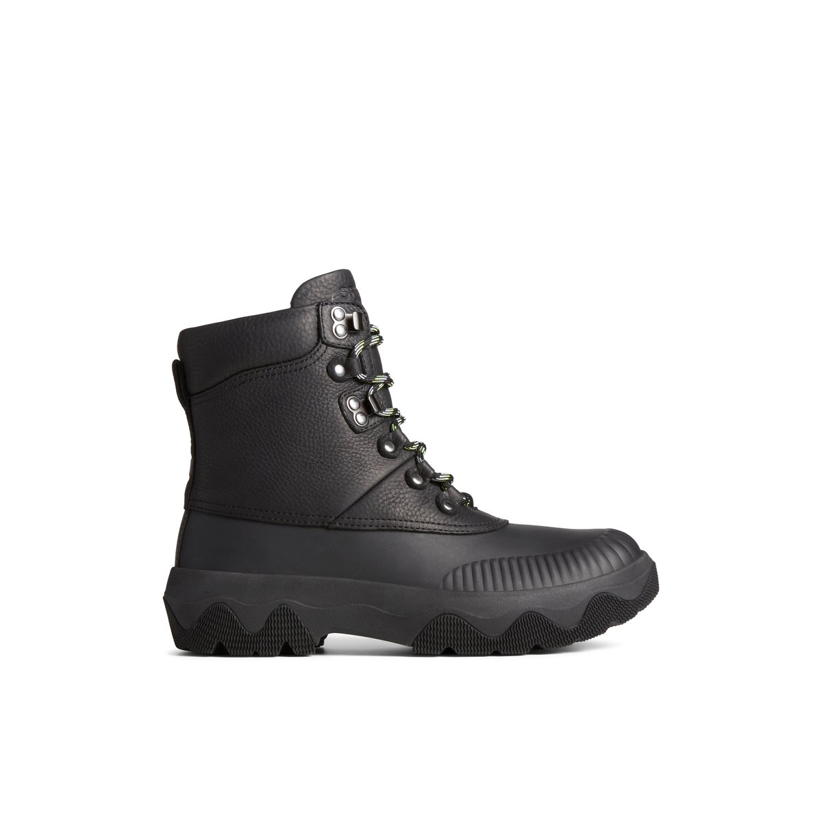 Black Sperry Acadia Boot Boots | IOTSM-4201