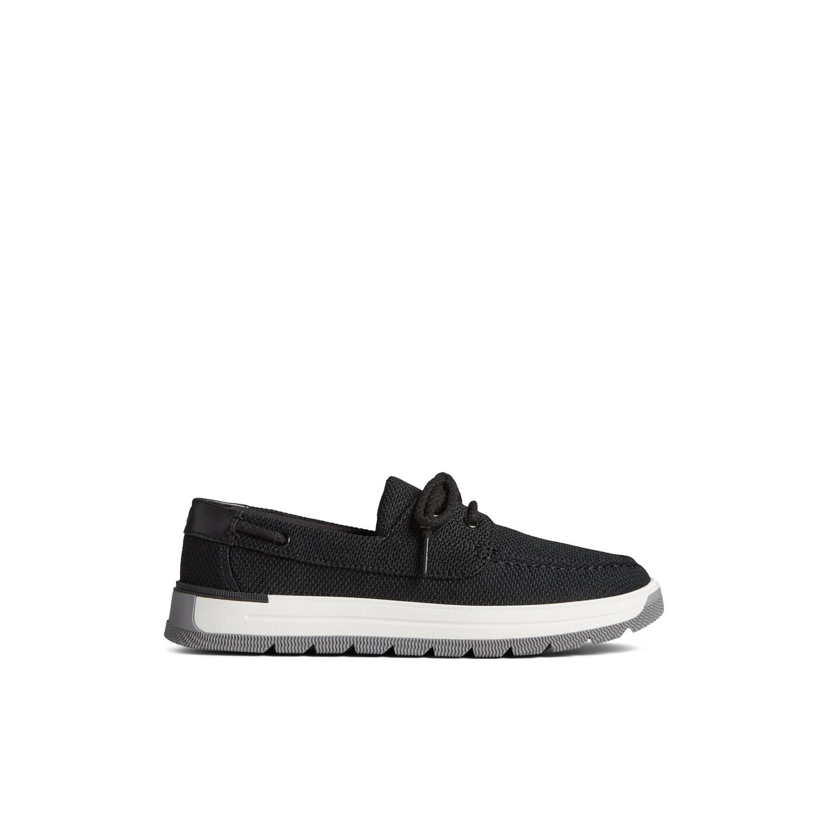 Black Sperry Augusta Boat Shoe Boat Shoes | EKTOJ-7695