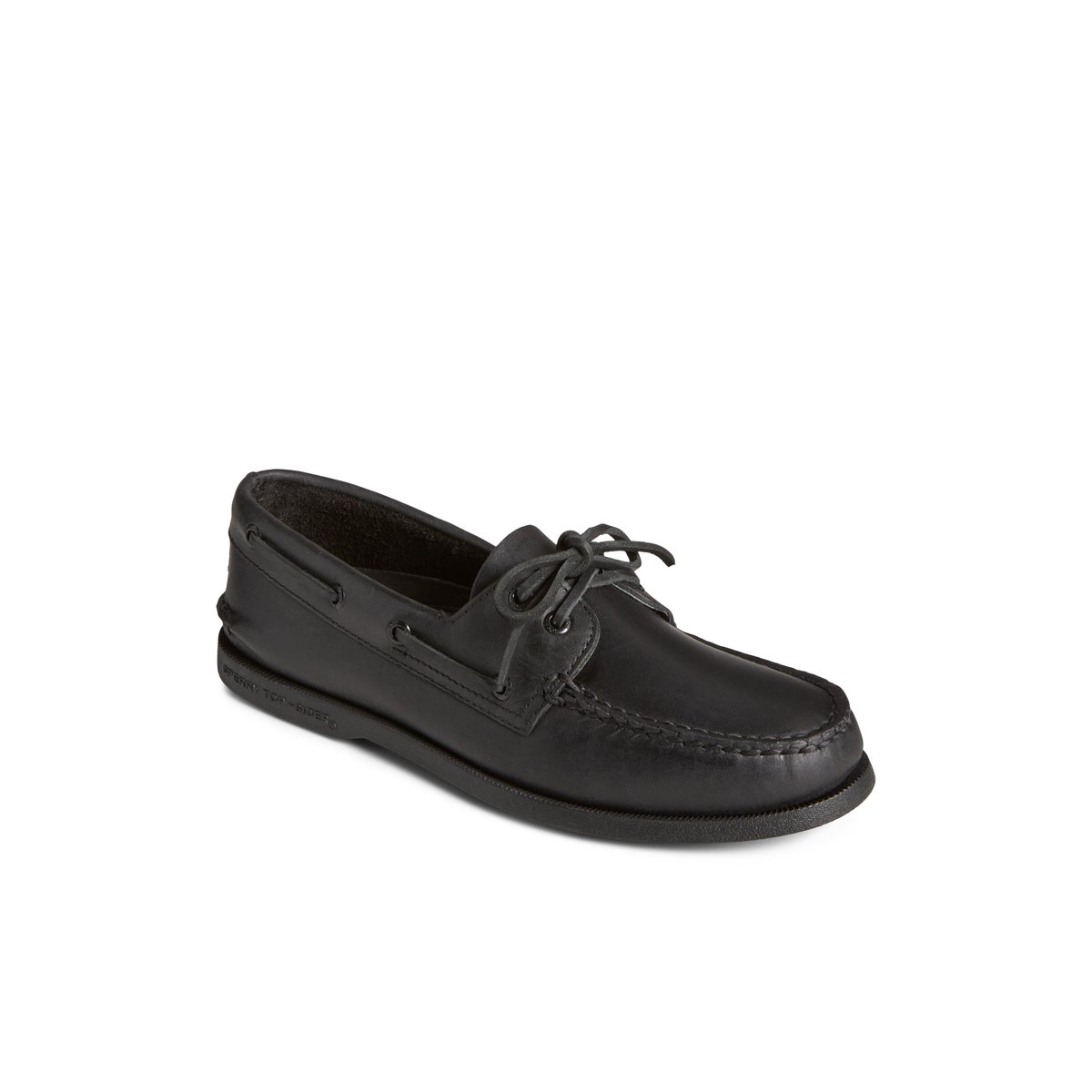 Black Sperry Authentic Original Boat Shoe Boat Shoes | RFYHM-6571