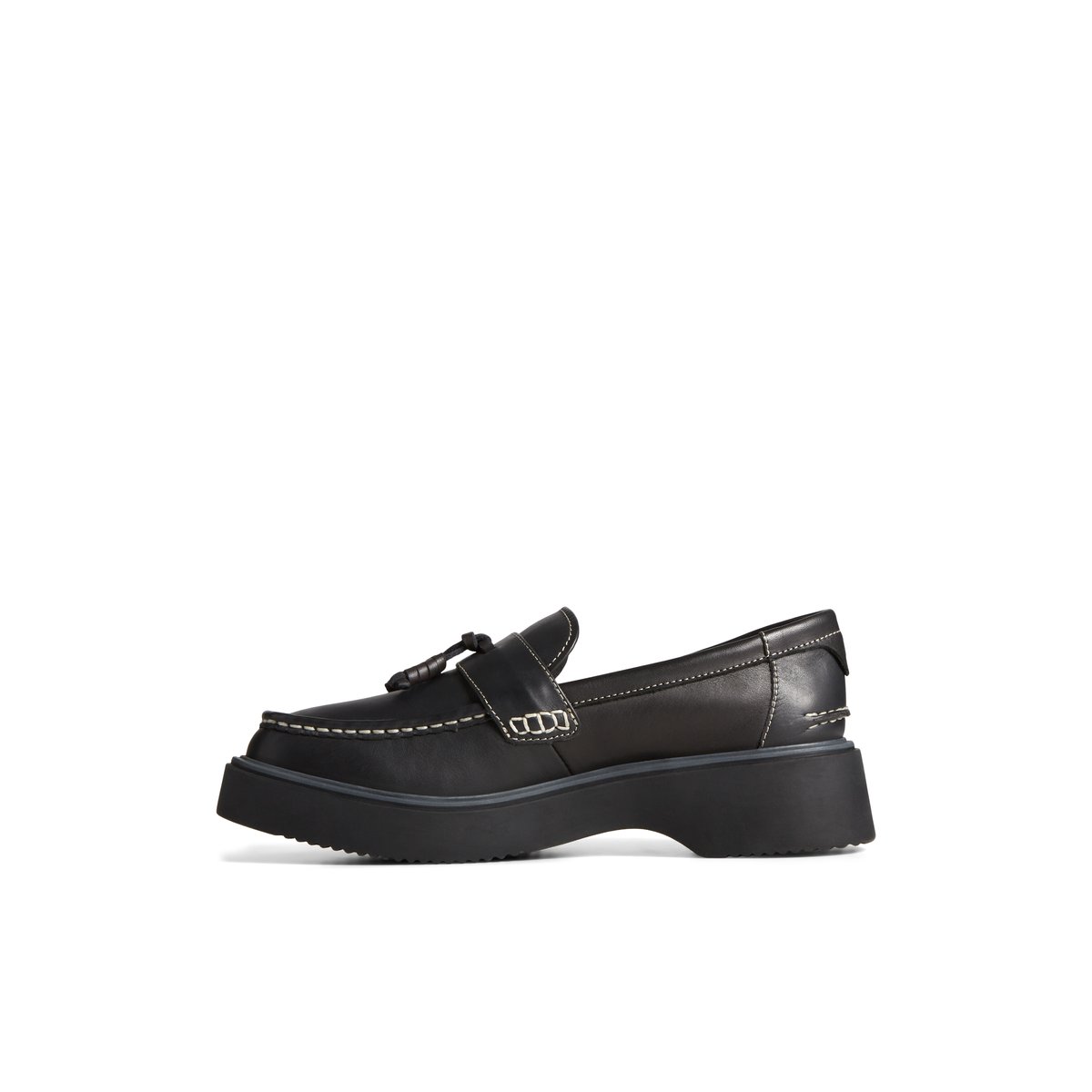 Black Sperry Bayside Loafer Loafers | XUTVA-0487