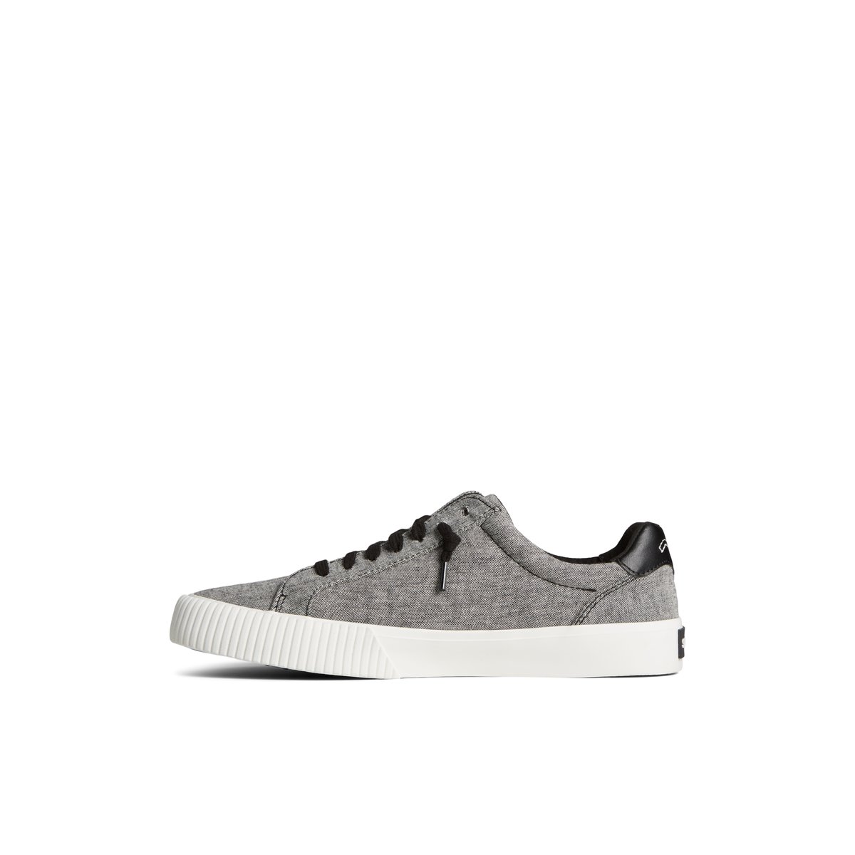 Black Sperry Bermuda SeaCycled Canvas Sneaker Sneakers | QRBKL-2697