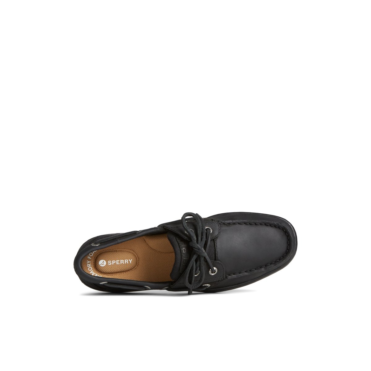 Black Sperry Bluefish 2-Eye Boat Shoe Boat Shoes | XAPQR-0659