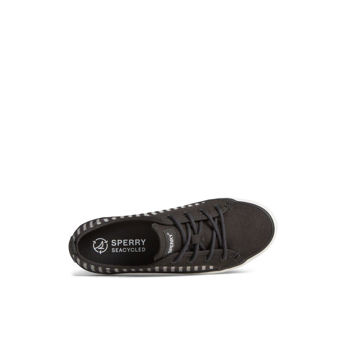 Black Sperry Crest Vibe Mesh Sneaker Sneakers | RMSWF-4958