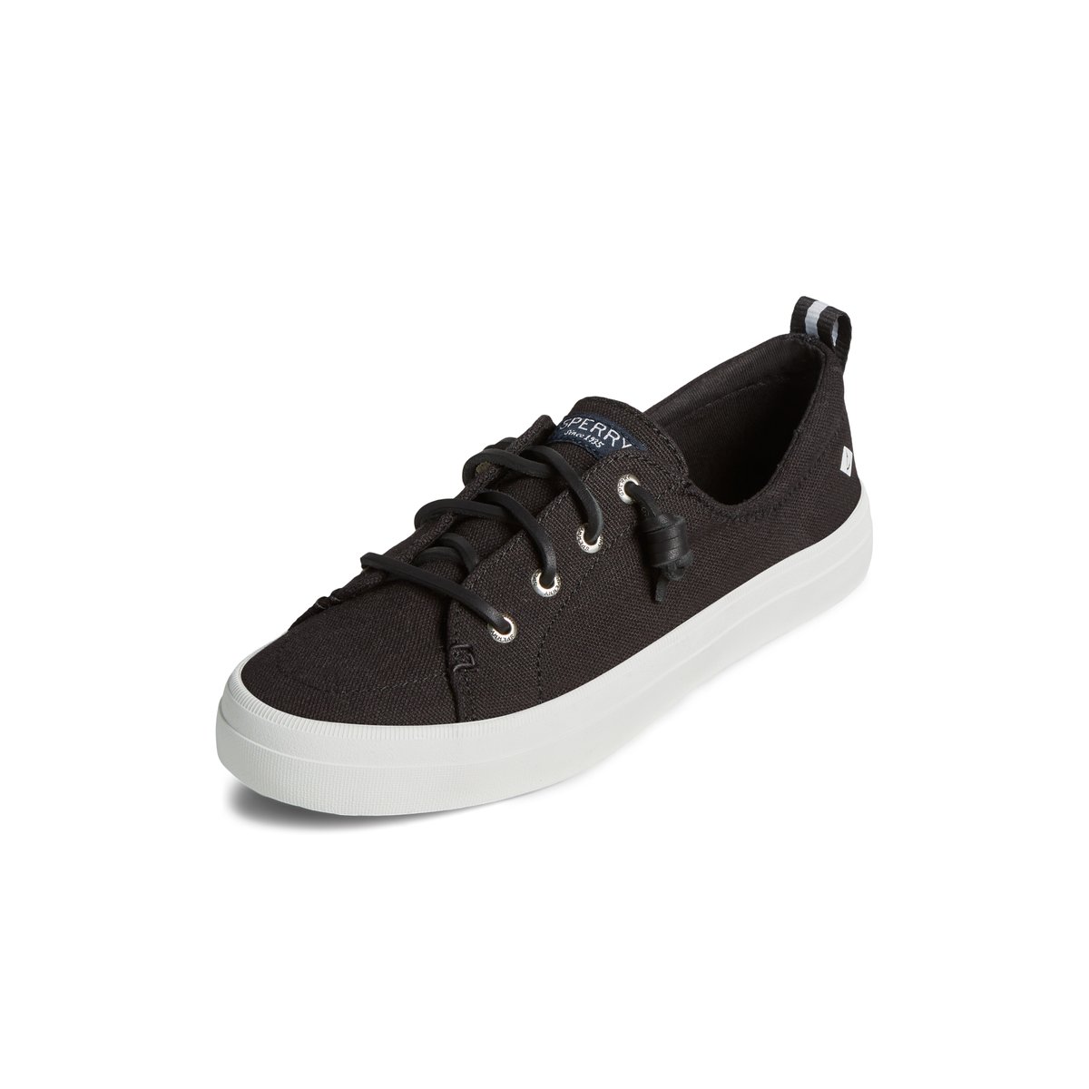 Black Sperry Crest Vibe Sneaker Sneakers | GOJYC-3518