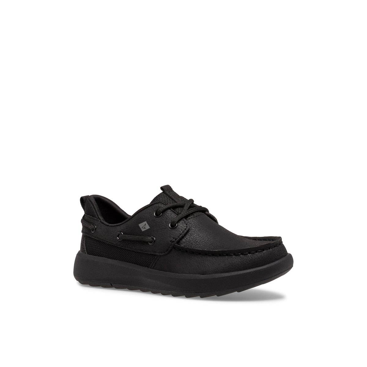 Black Sperry Fairwater PLUSHWAVE Boat Shoe Sneakers | VHASJ-2541