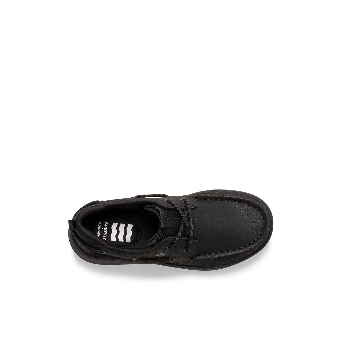 Black Sperry Fairwater PLUSHWAVE Boat Shoe Sneakers | VHASJ-2541