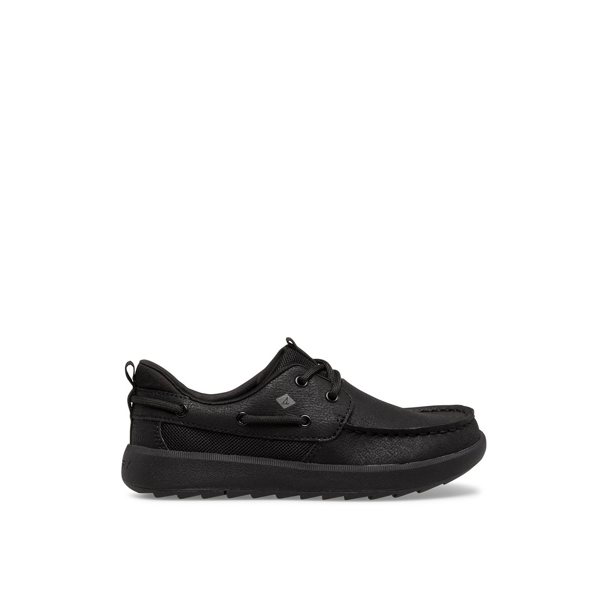 Black Sperry Fairwater PLUSHWAVE Boat Shoe Sneakers | VHASJ-2541