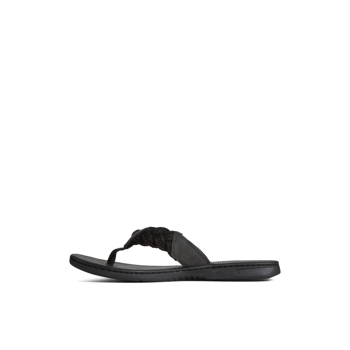 Black Sperry Parrotfish Braid Sandal Sandals | FYTGH-1239