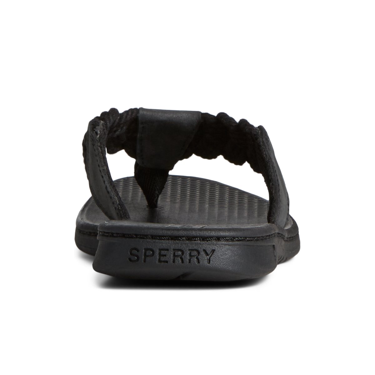 Black Sperry Parrotfish Braid Sandal Sandals | FYTGH-1239