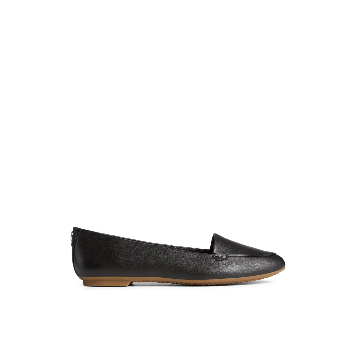 Black Sperry Piper Ballet Flat Flats | THBUF-2137