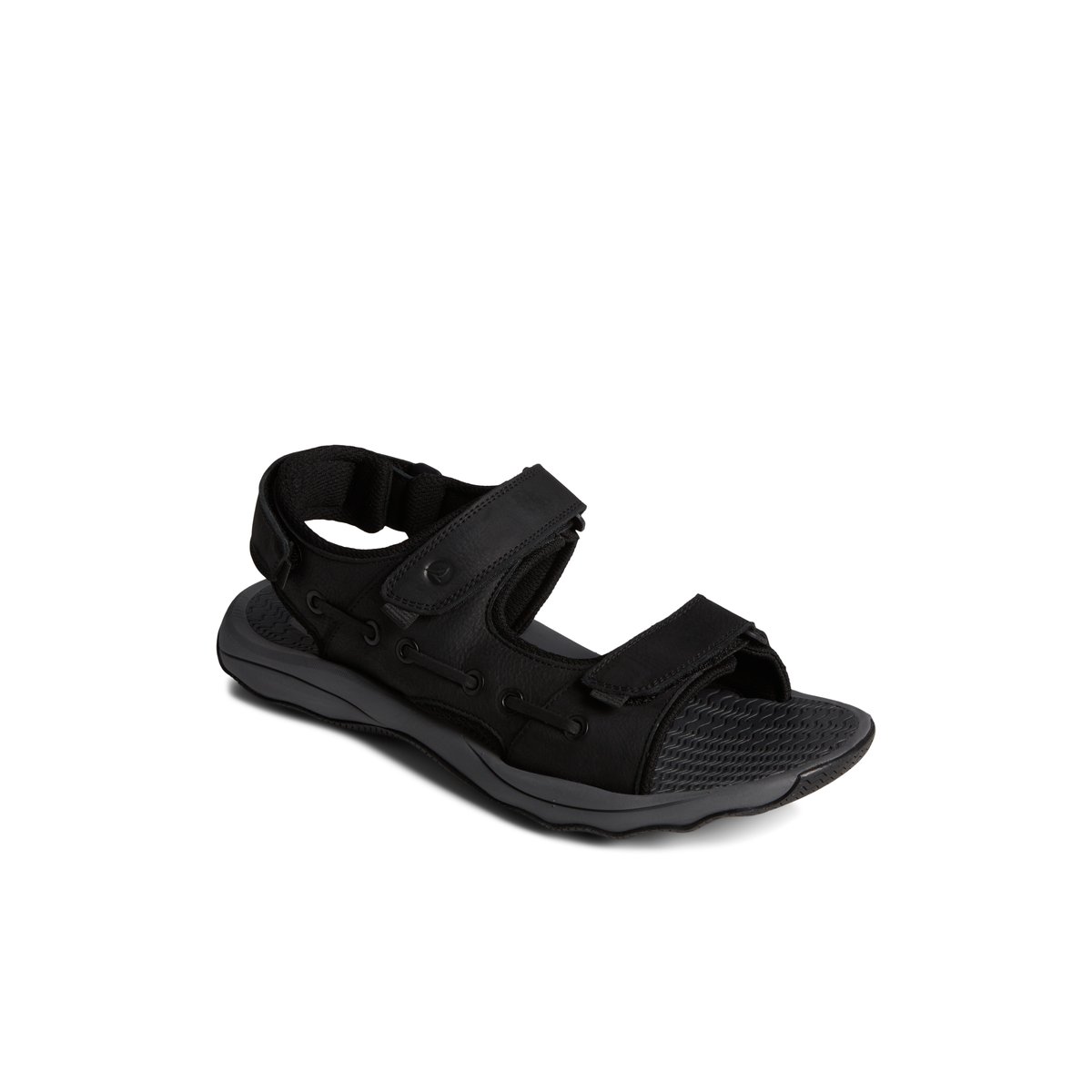 Black Sperry Rivington Sandal Sandals | FZYLB-6295