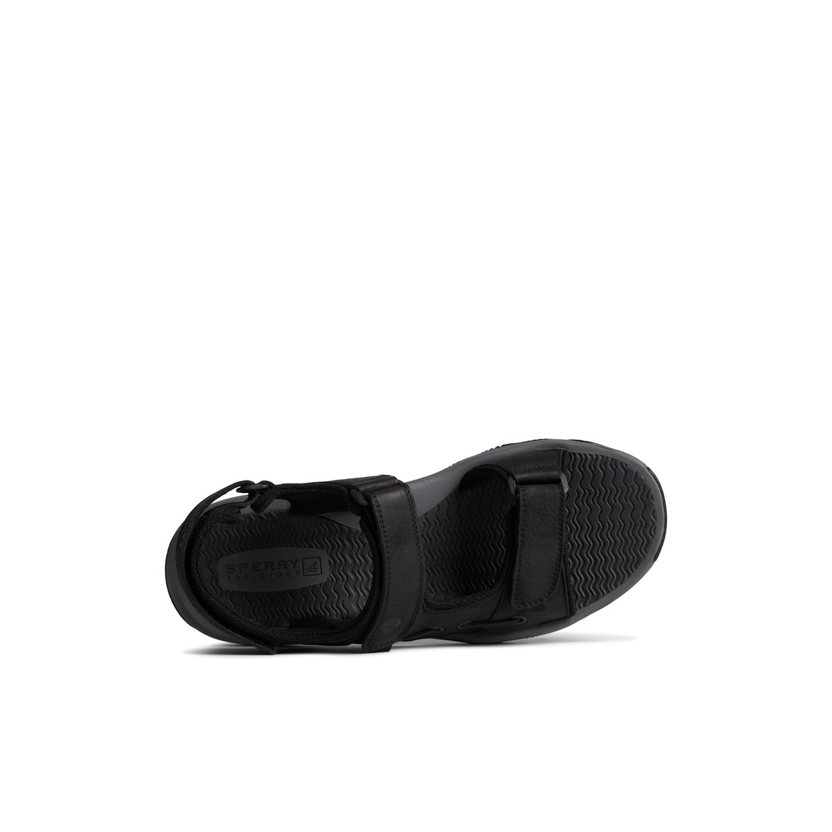 Black Sperry Rivington Sandal Sandals | FZYLB-6295