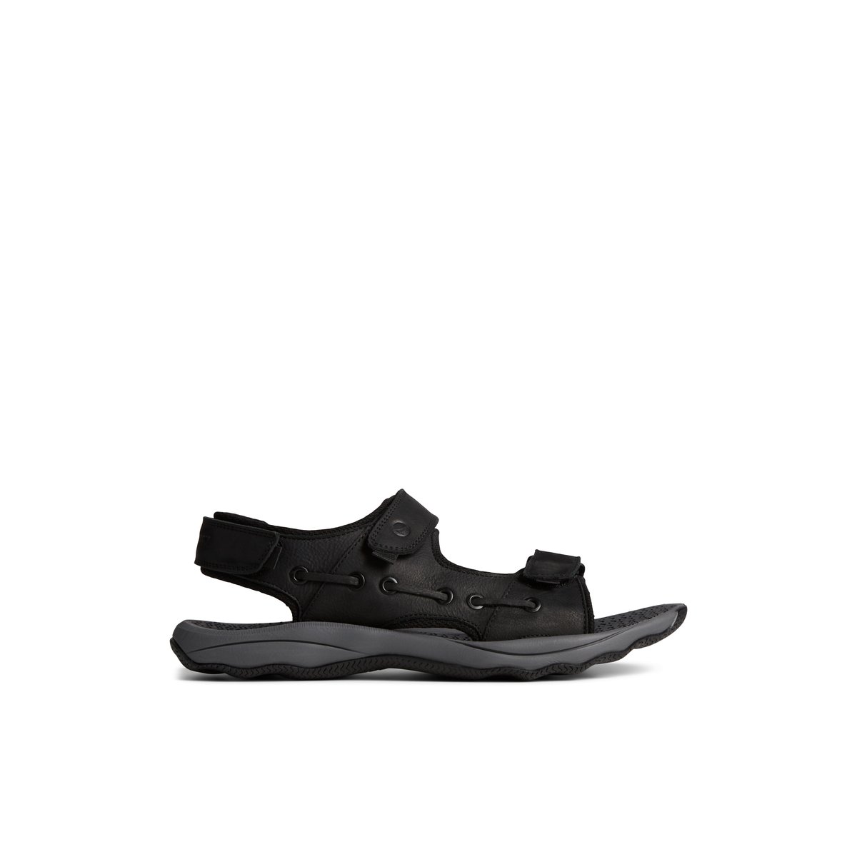 Black Sperry Rivington Sandal Sandals | FZYLB-6295