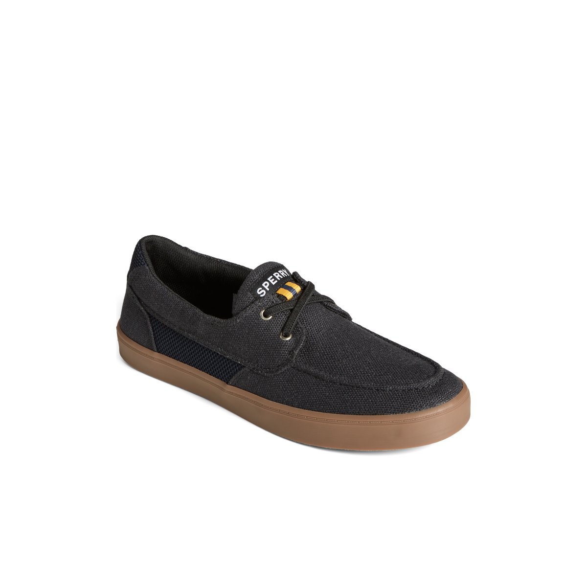 Black Sperry SeaCycled Bowery Sneaker Sneakers | ISBGH-4957