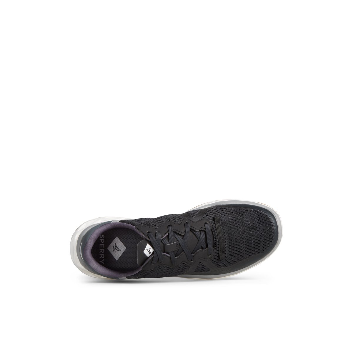 Black Sperry SeaCycled Headsail Sneaker Sneakers | RPMQS-0947