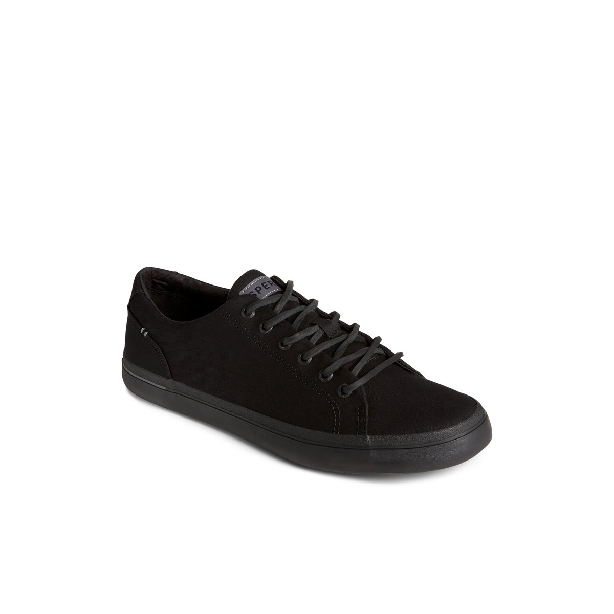 Black Sperry SeaCycled Striper II Textile Sneaker Sneakers | RYLKG-8241